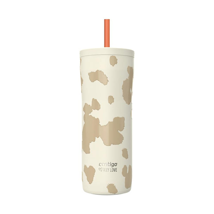 Contigo® x Ally Love Streeterville 2.0 Stainless Steel Tumbler with Straw, 24oz - Oatmilk [FZTC8] [13OJ4]